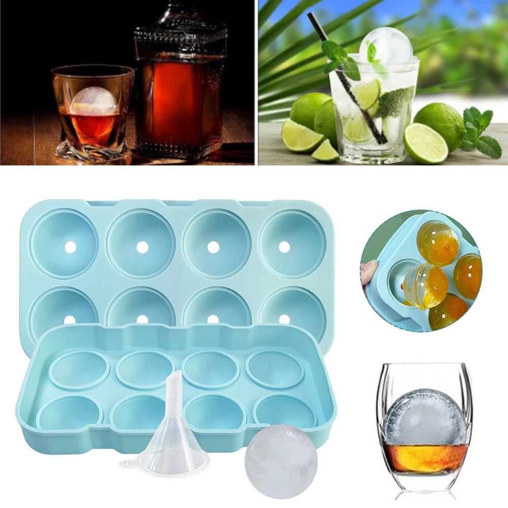 

TOP Grade Ball Square Ice Cube Mold Whisky Wine Cool Down Ice Maker Reusable Ice Cube Maker 3D Tray Mold for Cocktails Pastry