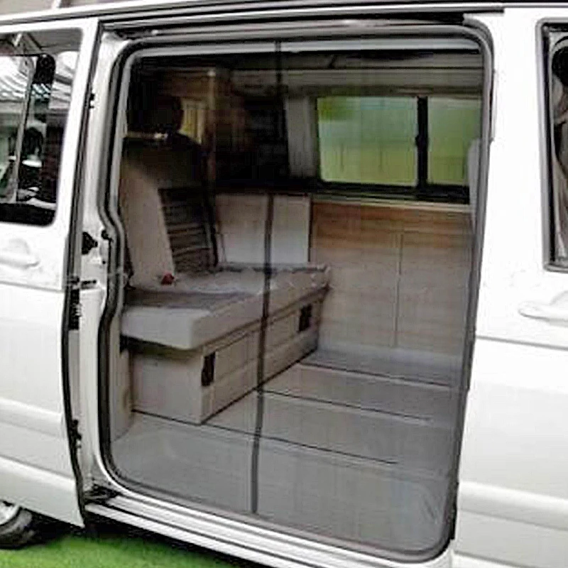 

1 комплект для VW T5 T6, раздвижная дверь, MAGNETIC INSECT MOSQUITO FLY SCREEN NET CAMPER, противомоскитная занавеска для боковой раздвижной двери