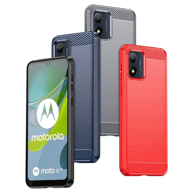 

Suitable For Moto E13 Light Luxury Edition Anti Drop Phone Case Brushed AntiDrop Protection Soft Shell Cover