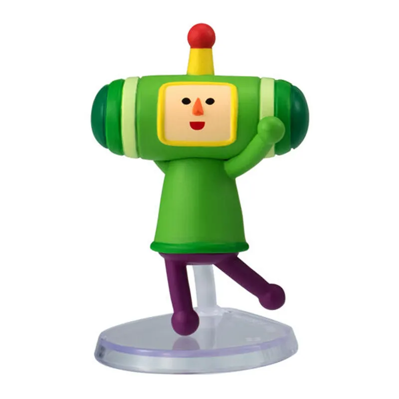 Фото Новая коллекционная мини-фигурка Bandai Katamari Damacy Narabundesu Vol.2 Cousins, 5 видов, 4-5 см, ПВХ, для декора стола, игрушка, подарок, в наличии №3