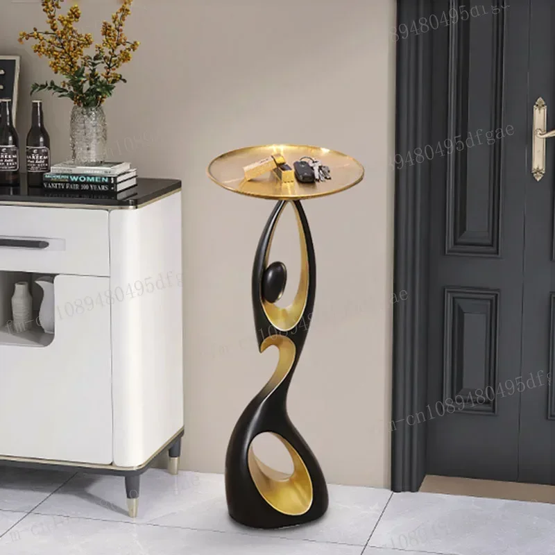 Mesa auxiliar para sofá украшение для el hogar ар abstracto luz de lujo sala estar веранда mesa esquina