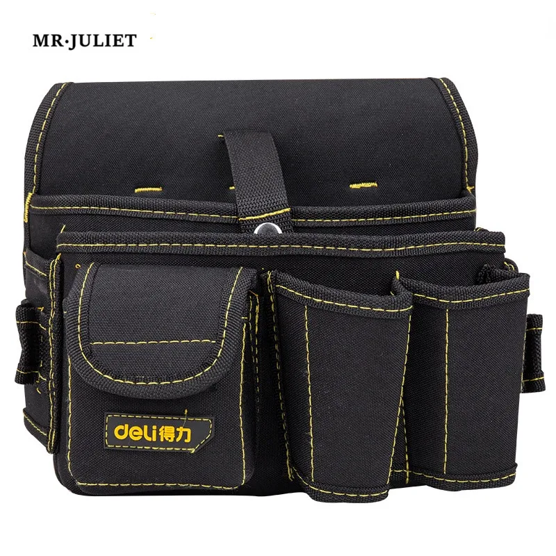 

MR.JULIET Tool Pocket Repair Canvas Bag Thick Wear-Resistant Small Multi-Function Electrician Fiip Tool Bag
