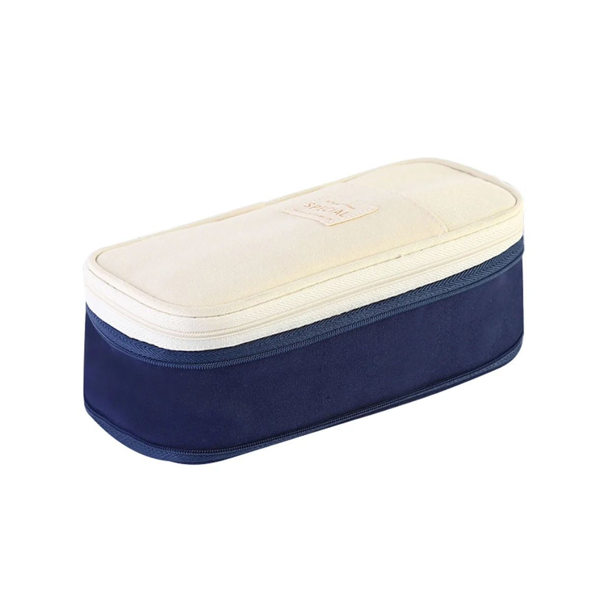 

Macaron Double Layer Canvas Retractable Kawaii Pencil Bag Pencil Supplies Pencil Storage Bag Box Pouch