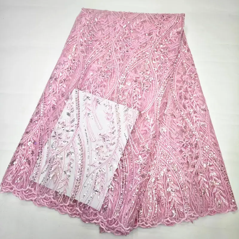 LHDN14 Белый! Хорошее качество африканского сетчатого кружева с блестками красивое