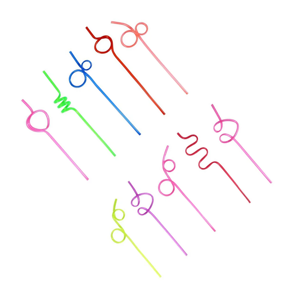 

40 детской одноразовой соломинки, гибкие креативные неоновые присоски для напитков для праздника, вечеринки, украшения сцены, дня рождения