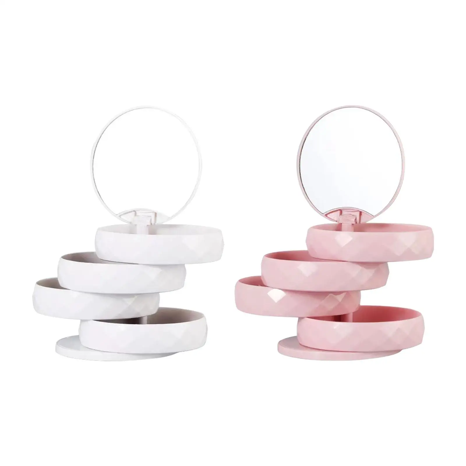 

Шкатулка для ювелирных изделий с зеркалом, поворотом на 360 градусов