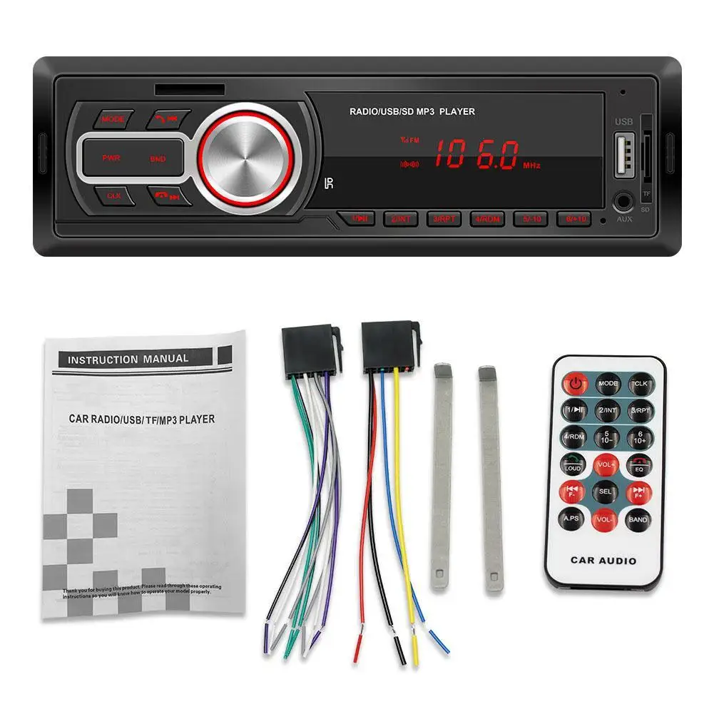 

Car Radio Stereo Player Digital Bluetooth MP3 Player JSD-520 60Wx4 FM Audio Stereo Music USB/SD with In Dash AUX Input