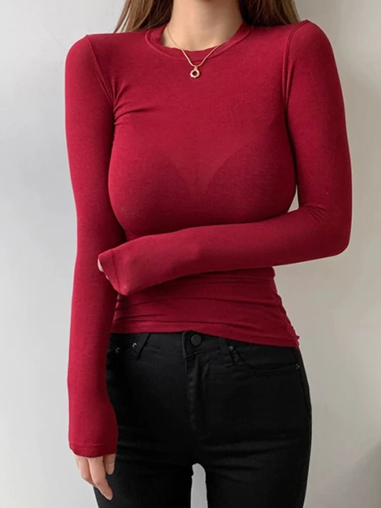 Футболка в Корейском стиле облегающие футболки 2024 сексуальные хлопковые летние