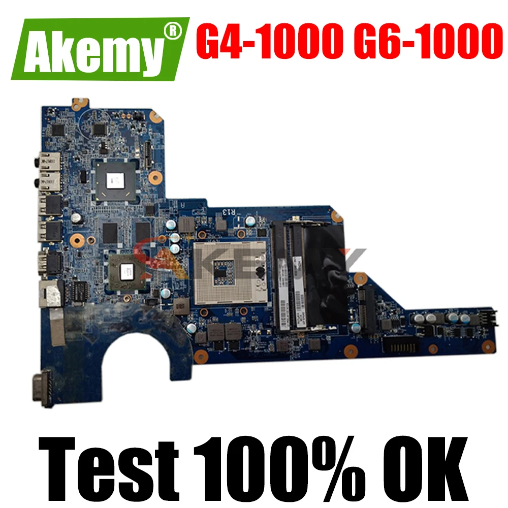 

650199-001 636373-001 636373-501 For HP G4-1000 G6-1000 G7-1000 R13 Laptop Motherboard DA0R13MB6E0 DA0R13MB6E1 motherboard