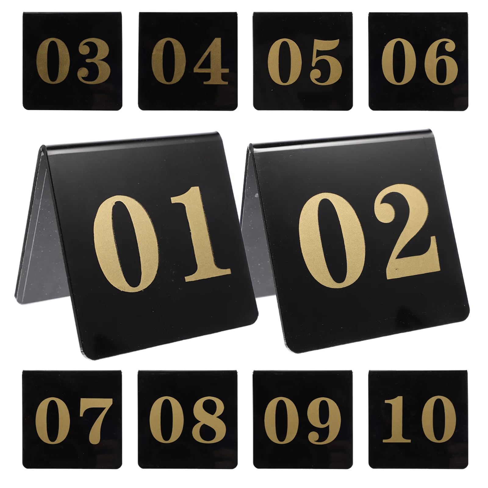 

Table Numbers Wedding Number Acrylicsigns Holder Reception Signplacereusable Banquets Desktop Markers Restaurant Name Stand