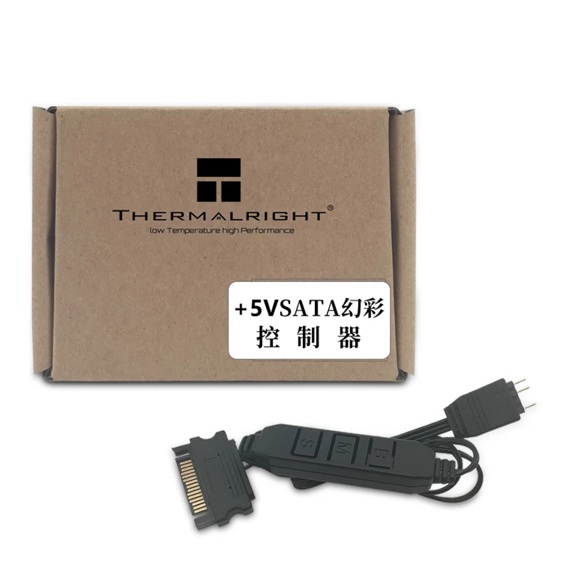 Ручной контроллер RGB для вентилятора Thermalright 5 В 3 контакта 12 4 разноцветное