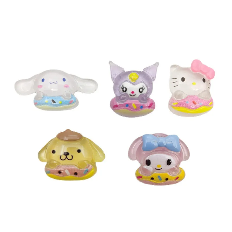 

Милые Sanrio Hello Kittys My melody Kawaii Diy аксессуары чехол для телефона заколка для волос коробка для хранения Прозрачная пластырь Мультяшные Игрушки д...