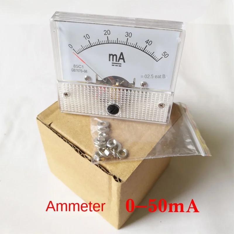 

Laser Machine Ammeter 50ma Pointer Laser Engraving Machine Cutting Machine