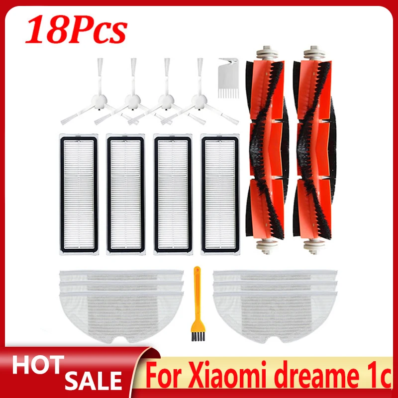 

Filter Hepa For Xiaomi Mijia 1C 2C STYTJ01ZHM / Dreame F9 / Mi Robot Pembersih Vakum Sikat Rol Aksesori Suku Cadang Kit