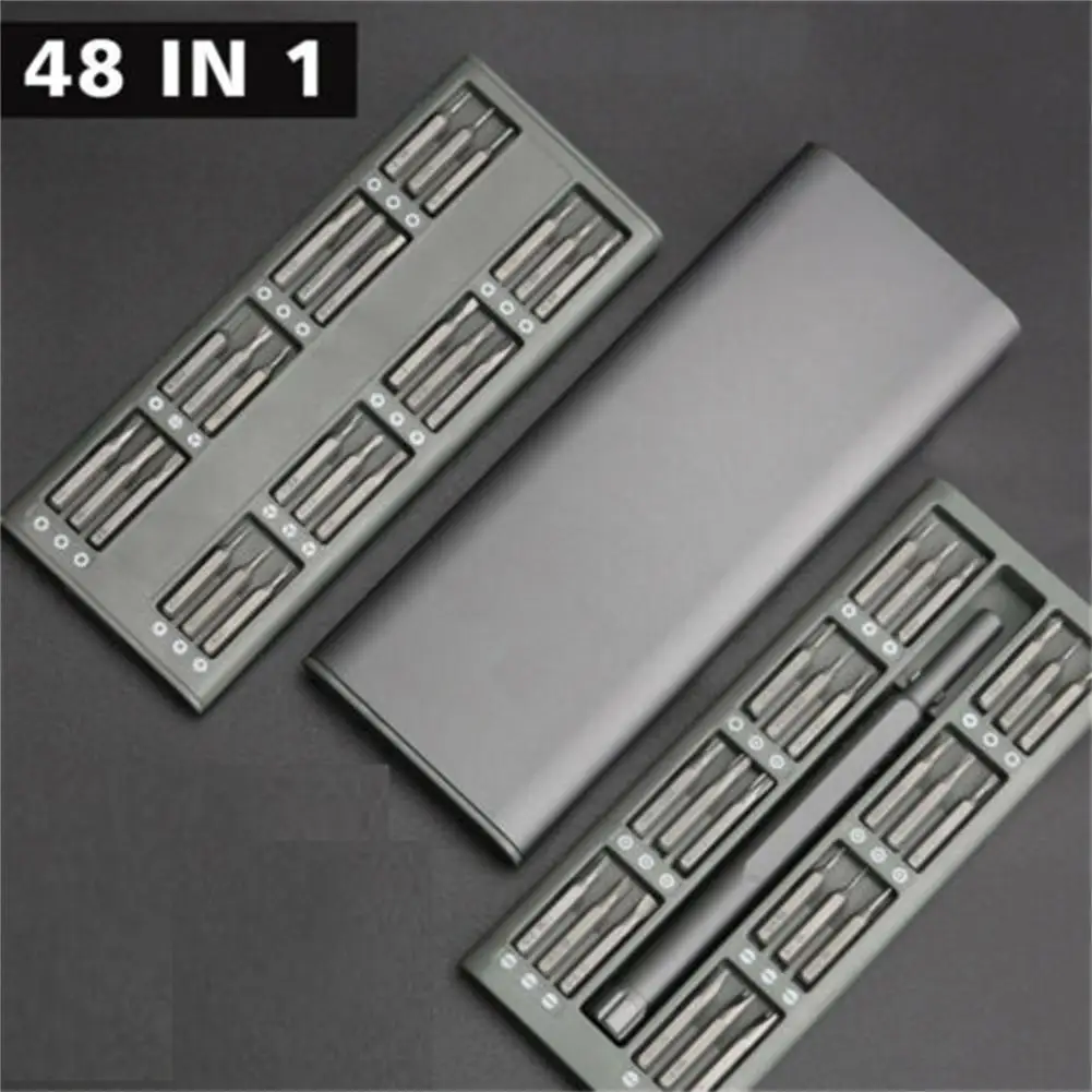 

48 In 1 Precision Screwdriver Set S2 Steel Mini Drill Bits Professional Tools Kit With Magnetic Storage Box