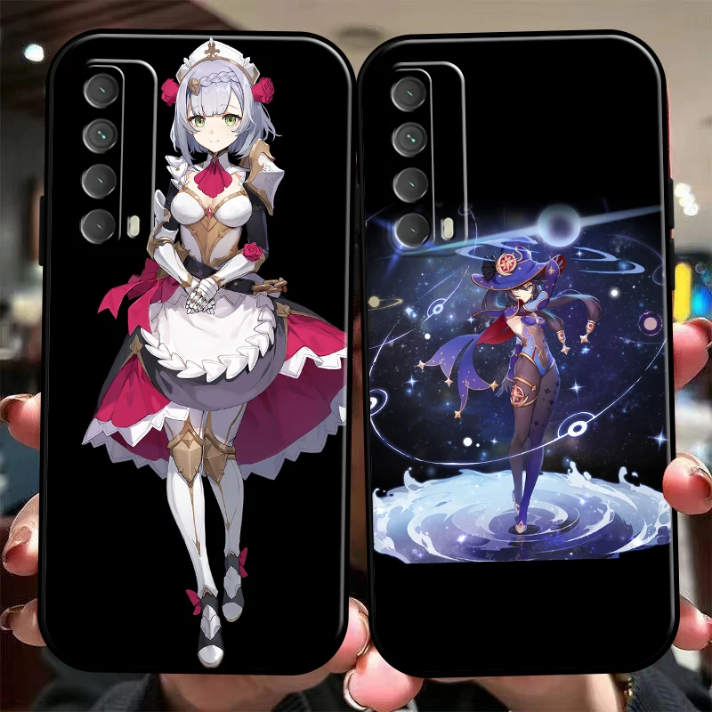 

Genshin Impact Project Game Phone Case For Huawei Honor 10 V10 10i 10 Lite 20 V20 20i 20 Lite 30S 30 Lite Pro Black Coque Back