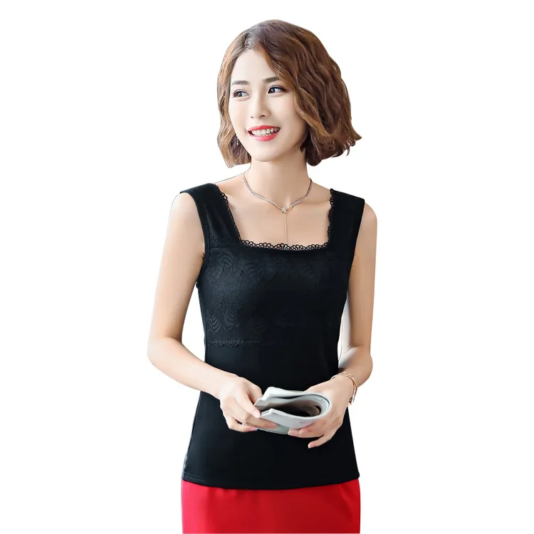 Майка женская атласная кружевная без рукавов модный офисный топ с лямкой на шее