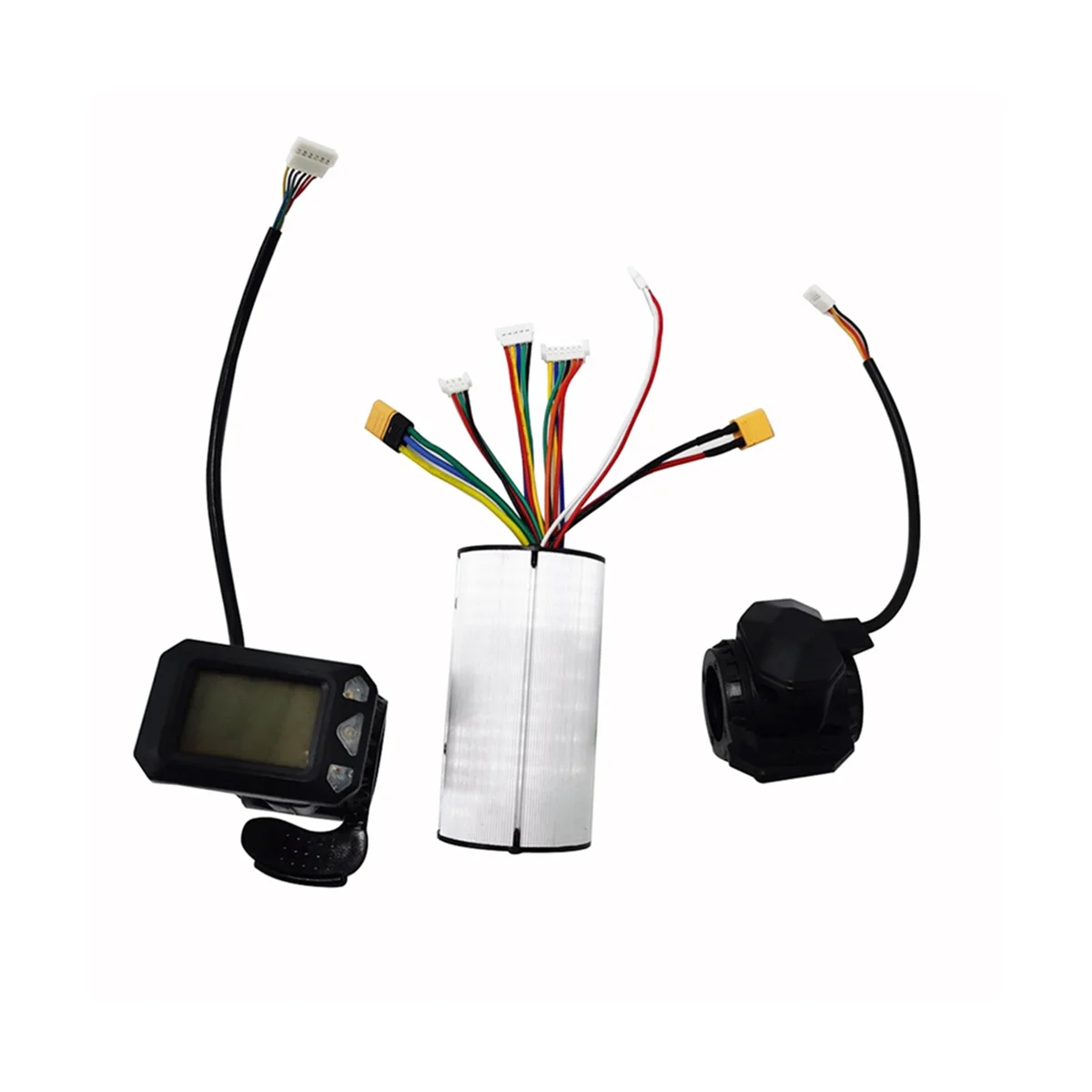 

36V Folding Scooter Controller Accessories Carbon Fiber Scooter Controller LCD Display Brake Accelerator Throttle Set