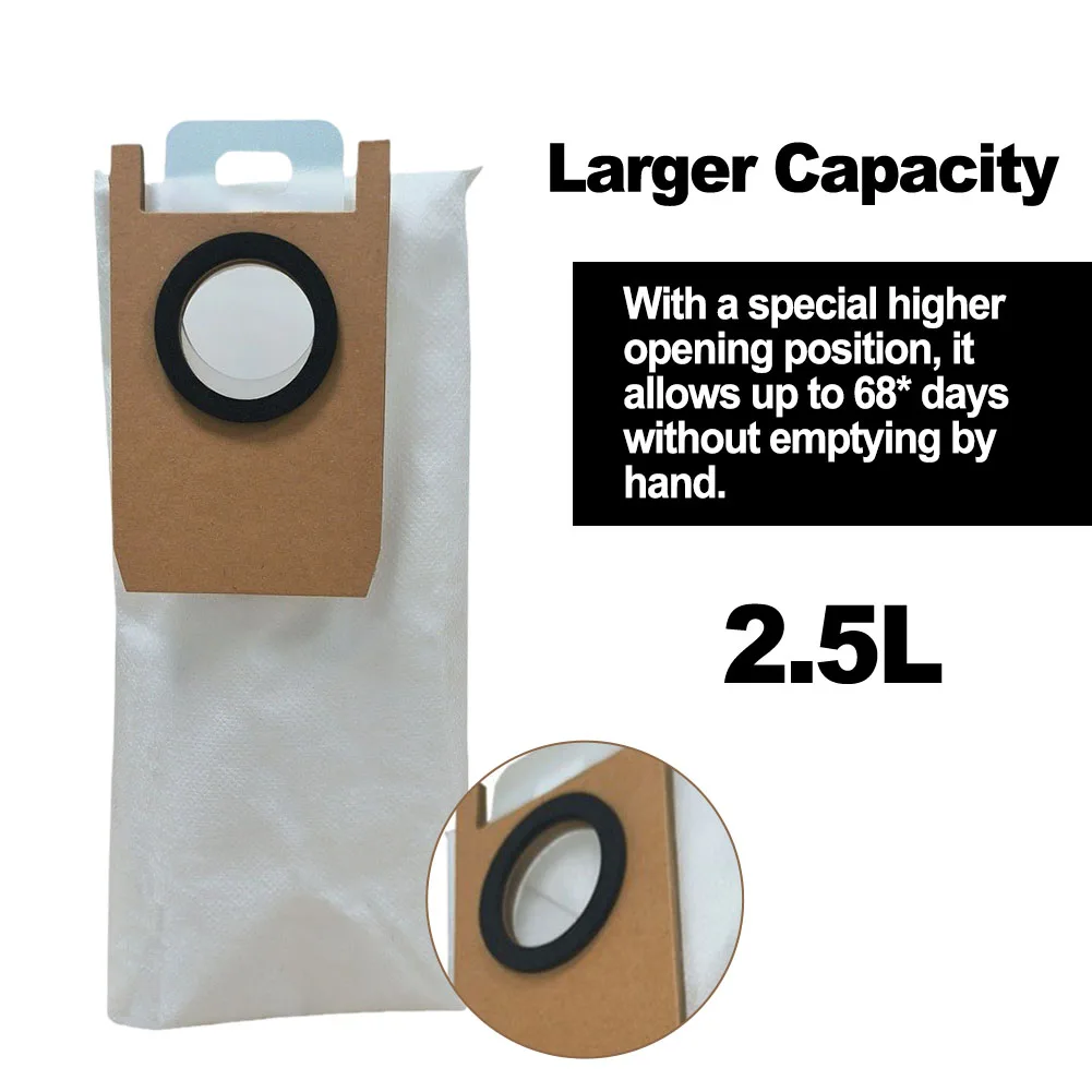 4-пакеты для пыли совместимые с eufy робота-пылесоса Omni S1 Pro герметичный дизайн