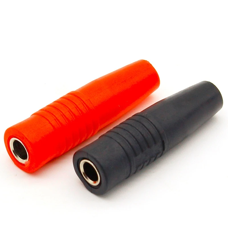 10 шт латунный 4 мм разъем типа банан с изолированным штекером проволочный