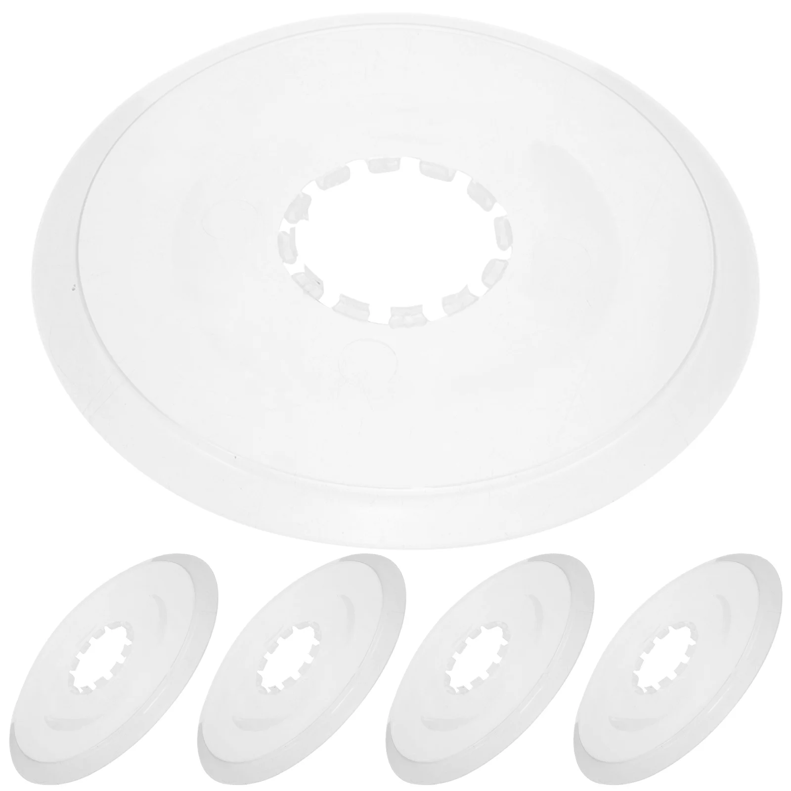 5 шт. прозрачный чехол для маховика велосипеда пластиковый спиц колеса защита