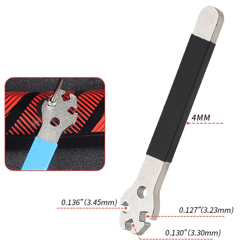 

1 шт. велосипедный гаечный ключ спицы горный металлический велосипедный гаечный ключ для обода колеса коррекция установки спицы инструмент для ремонта велосипеда