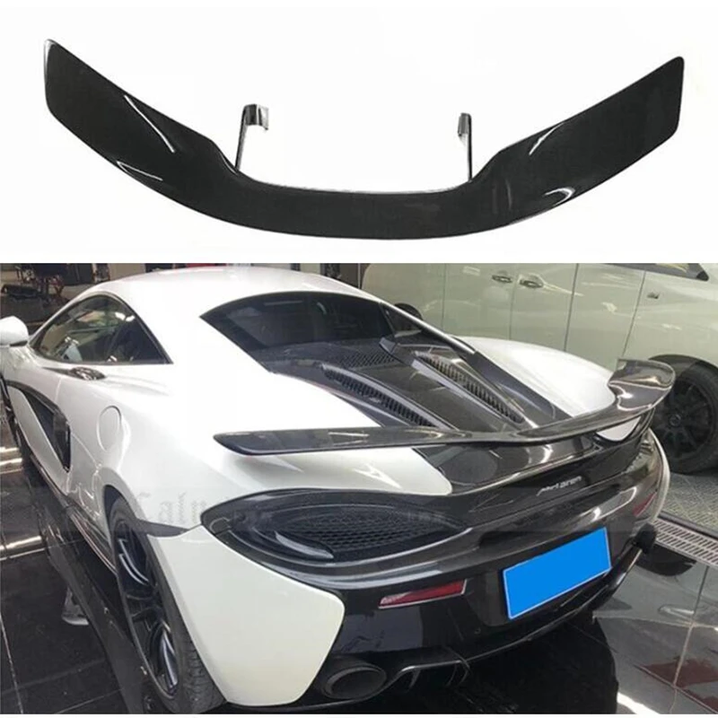 Настоящий кованый спойлер из углеродного волокна для McLaren 570S 570GT 540C 2015-2022, высокое качество, заднее крыло багажника