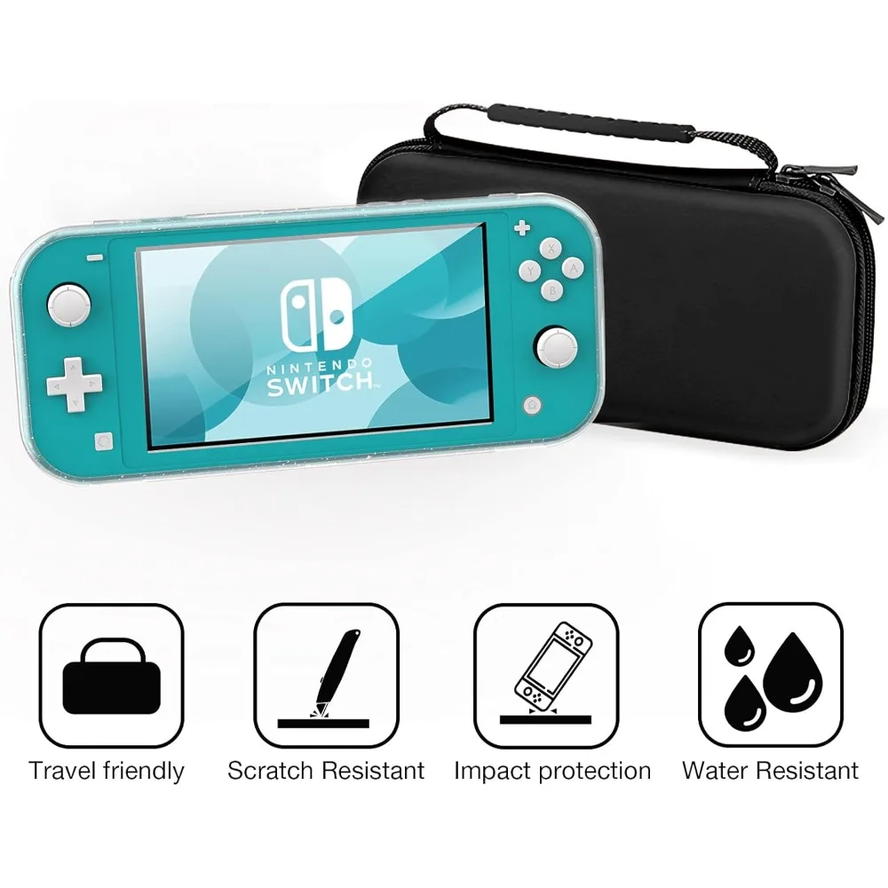 Защитный чехол для Nintendo Switch Lite с 6 чехлами больших пальцев
