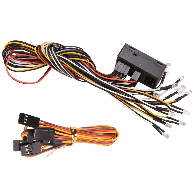 

1/10 RC Crawler Car System Front & Rear Lamp Turn Signals Brake Lights For Axial SCX10 Traxxas TRX4
