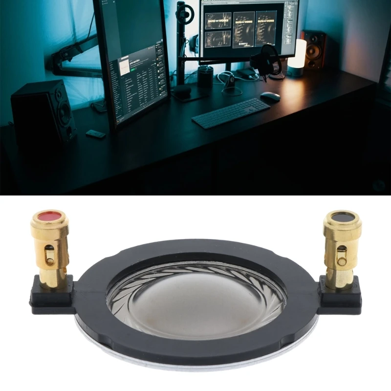 

DIY 34.4mm Tweeter Voice Coil Super Tweeters Voice Coil Film Flat 8Ohm for Audios Film HI-FI Sound for Home