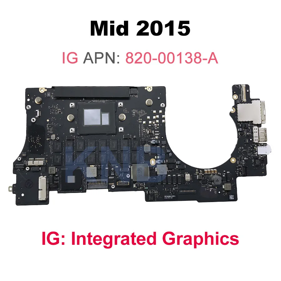 Протестированная оригинальная материнская плата A1398 для Macbook Pro Retina 15 дюймов