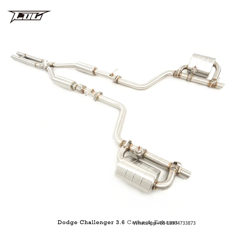 Выхлоп Boska Catback для Dodge Challenger 3.6L 2015-2022 управление выпускным клапаном выхлопная