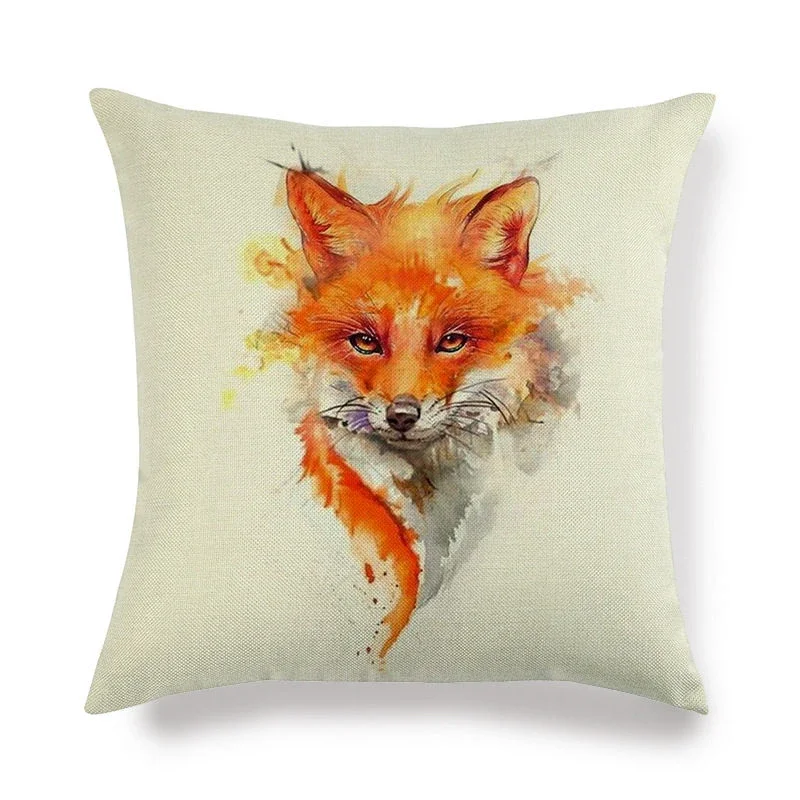 

Чехол для подушки Fox Pattern