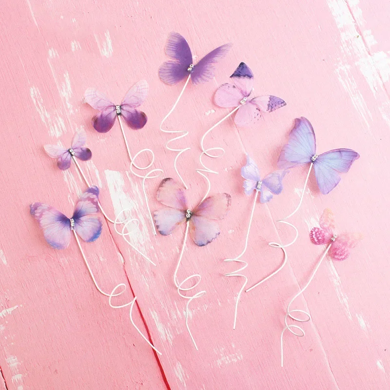 

Картонные фигурки бабочек для торта CMGBOBP