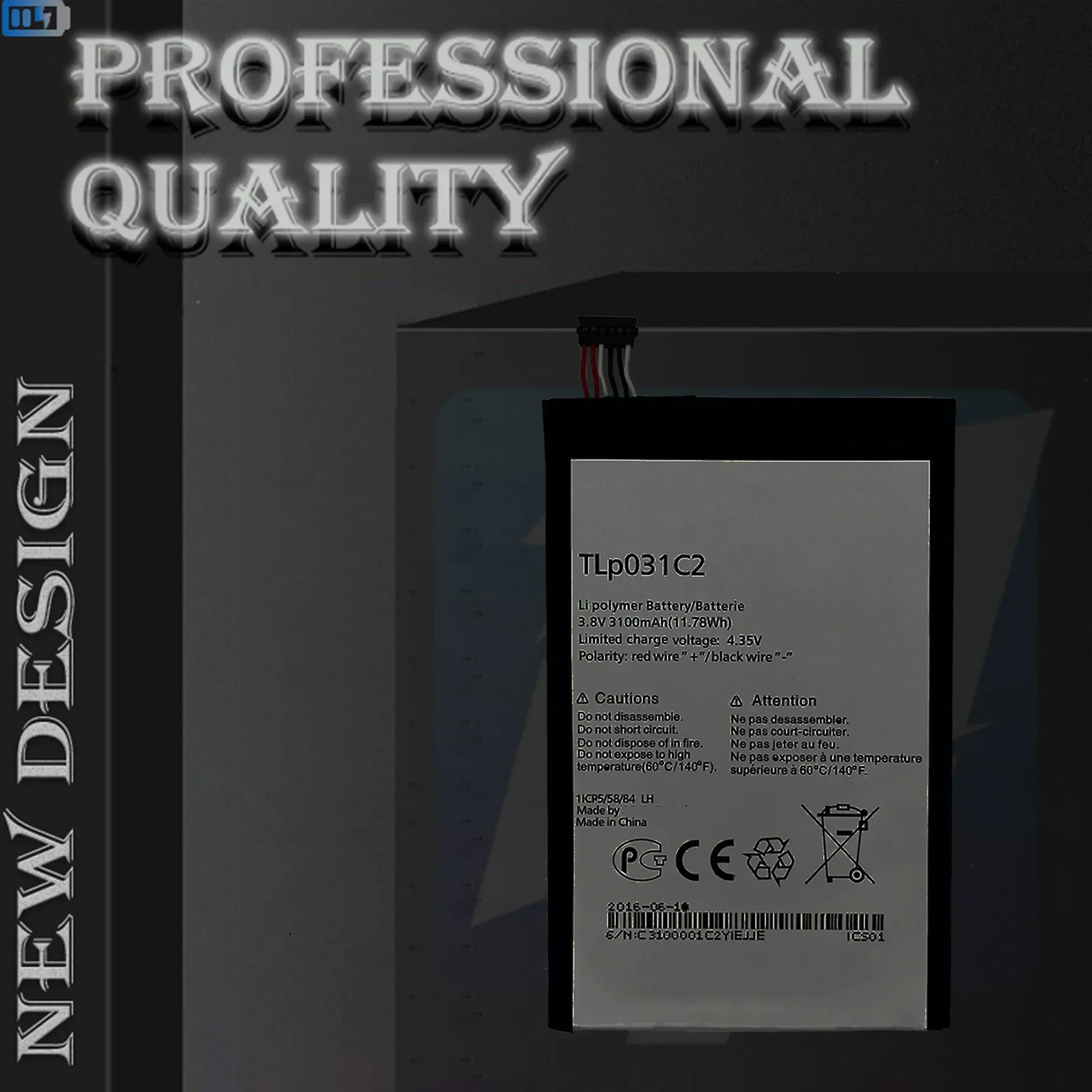 TLP031C2 Высококачественная сменная батарея для Alcatel BT-8030/B M812 3100 мАч встроенные новые