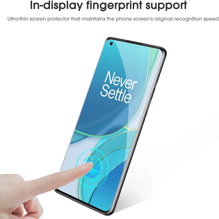 Гидрогелевая пленка для Oneplus 7T 8 9 10 Pro OnePlus Ace 1 + 7 защитная из ТПУ OnePLus 9R Nord 2 шт.