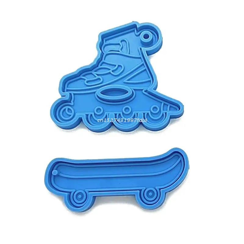 

Jewelry Casting Molds,Skateboard Silicone Pendant Resin Molds with Hanging Hole,Pendant Jewelry Making DIY Crafts Tools