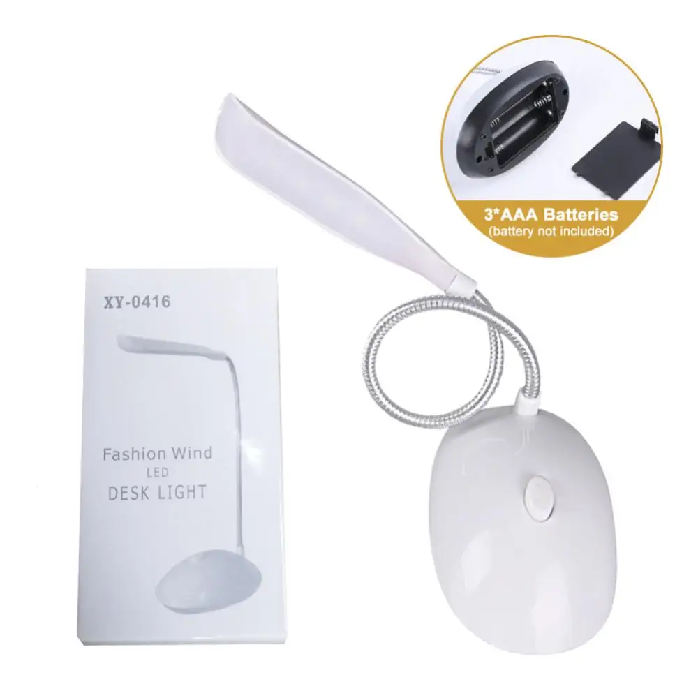 

Table Lamp For Study LED Desk Lamp 3XAAA Battery Not Include Dimmiable Cute Book Light Indoor Lighting Mini Table Top Lantern