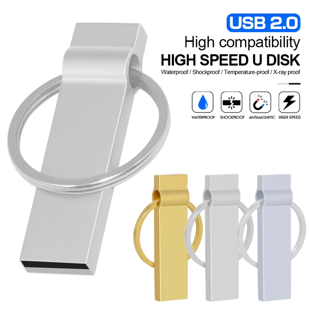 

Металлический Usb-флеш-накопитель, 64 ГБ, 32 ГБ, 16 ГБ