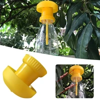 reusable fruit fly trap killer plastic yellow drosophila trap fly catcher pest insect control for home farm orchard tools