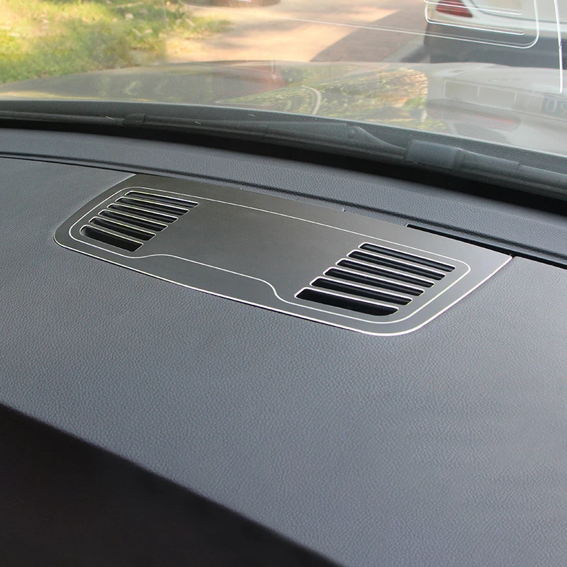 

Car Interior Center Air Vent Outlet Trim Frame Control Console Gear Box Metal Aluminum Alloy Panel Frame Cover Decoration