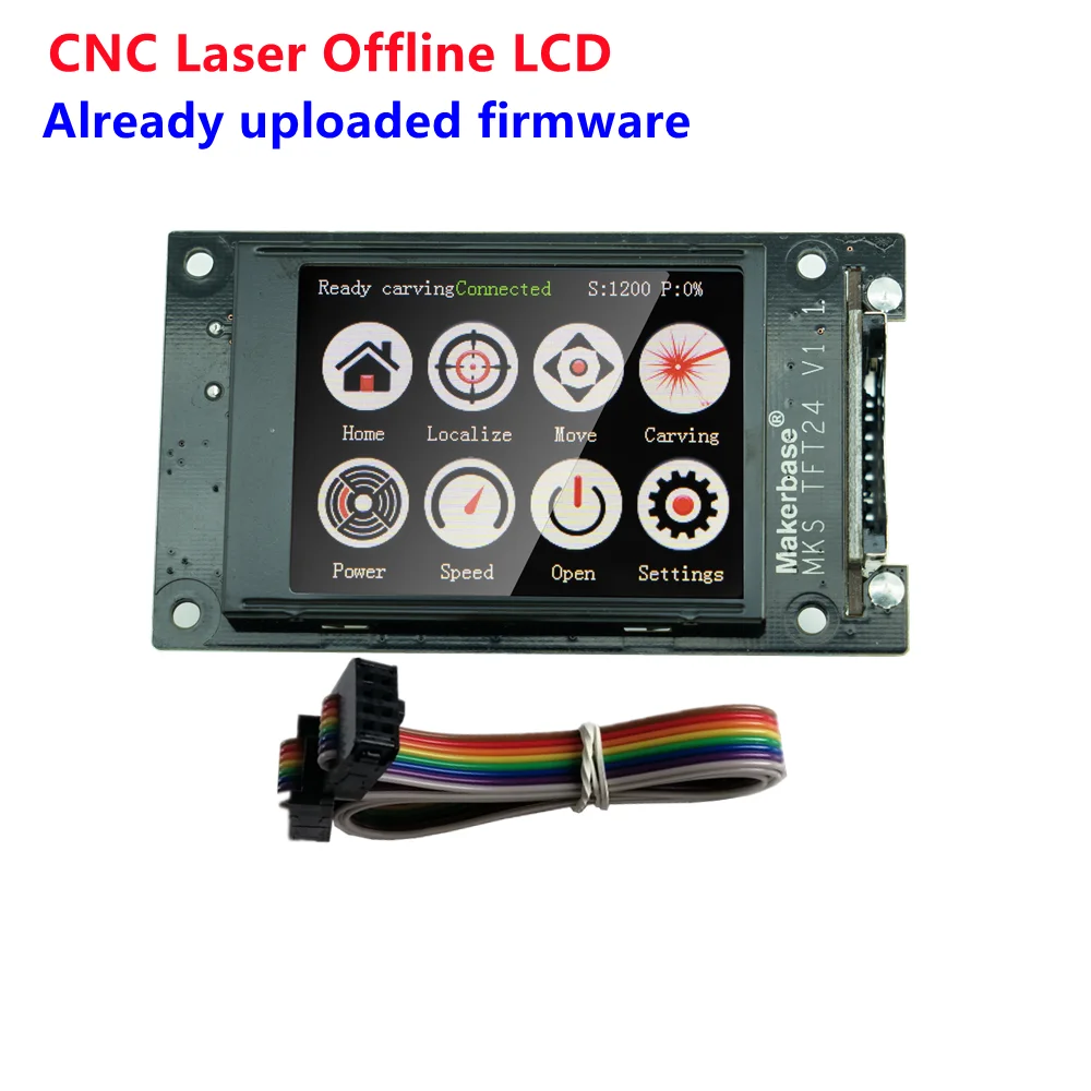 Cheap cnc display panel GRBL 1.1 OFF LINE controller MKS TFT24 touch screen DIY cnc starter parts desktop carving machine components