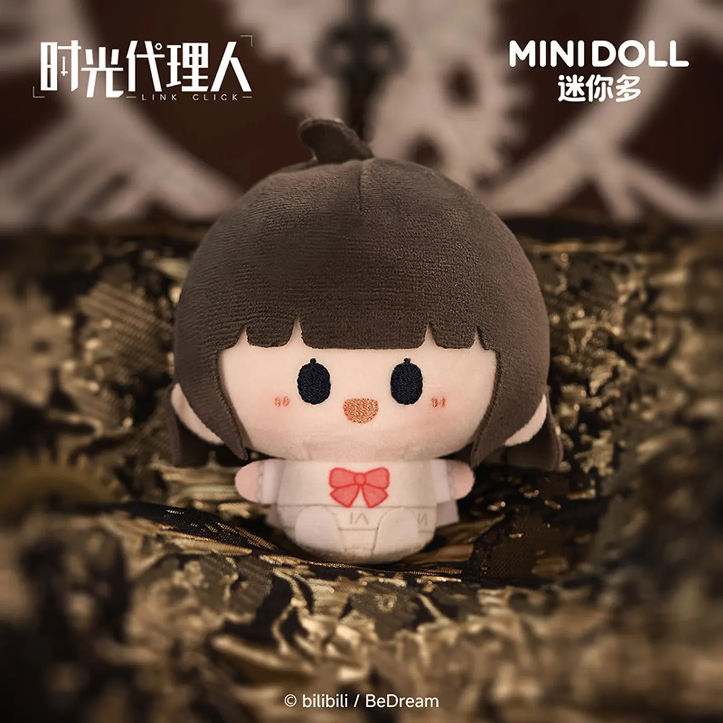 Фото Коллекционный брелок-подвеска Minidoll Link Click Coronation Bell Round Pendant Blind Box: плюшевая кукла Лукас, аниме-атрибутика, подарок для фанатов №4