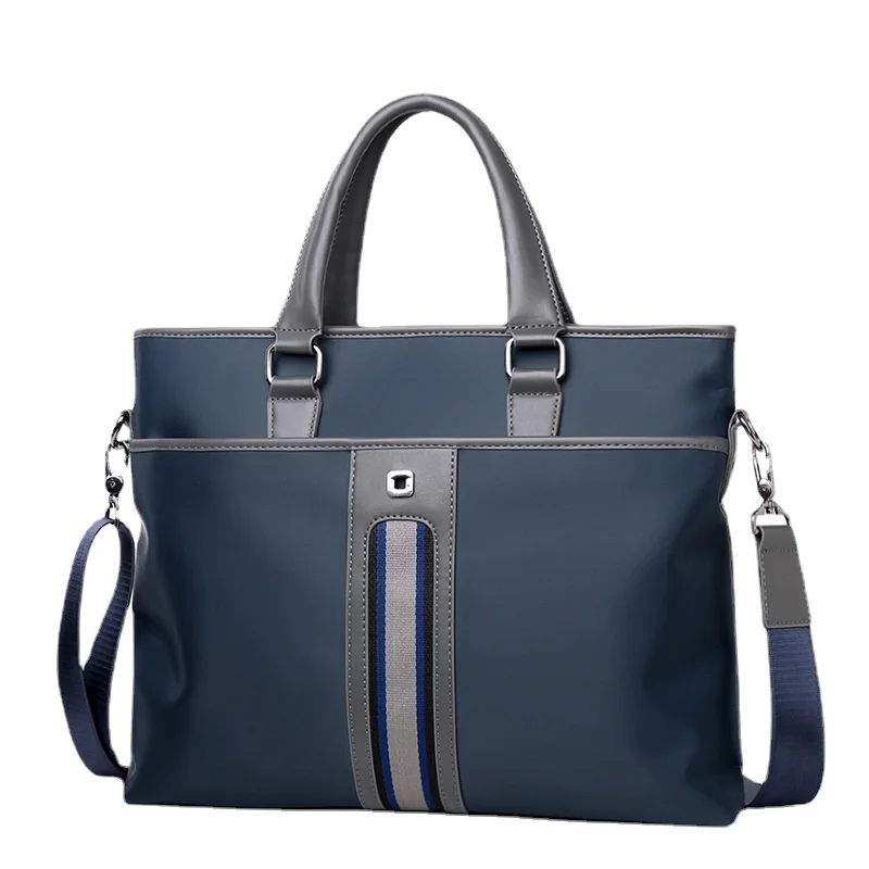 Men's Bags Handbags Oxford Cloth Briefcases Office Business A4 File Bags Horizontal Laptop Bags Business Messenger Bag Men