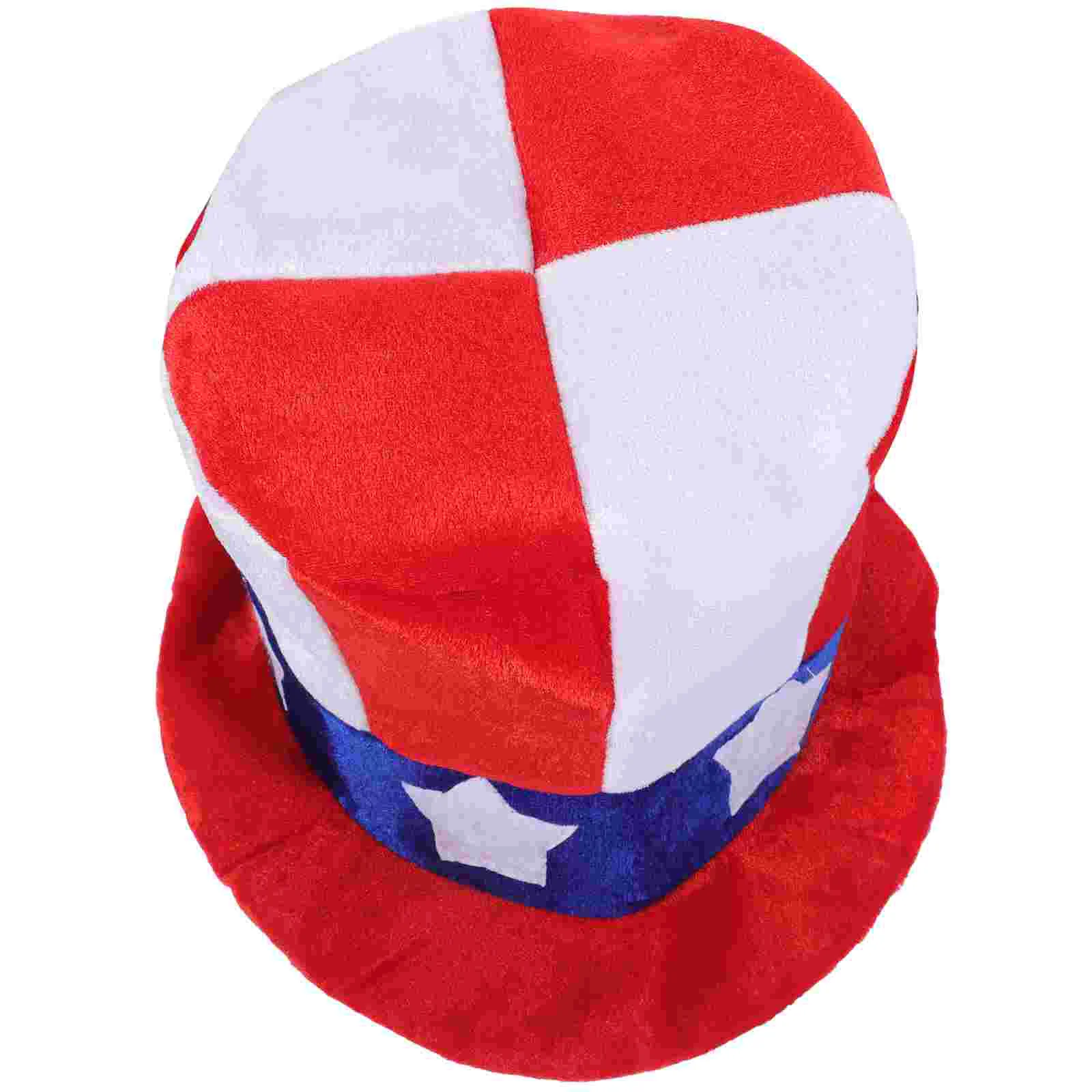 

4th July Usa Flag Costume Election Day Patriotic Hat United States Labor Dress Accessories Independence American