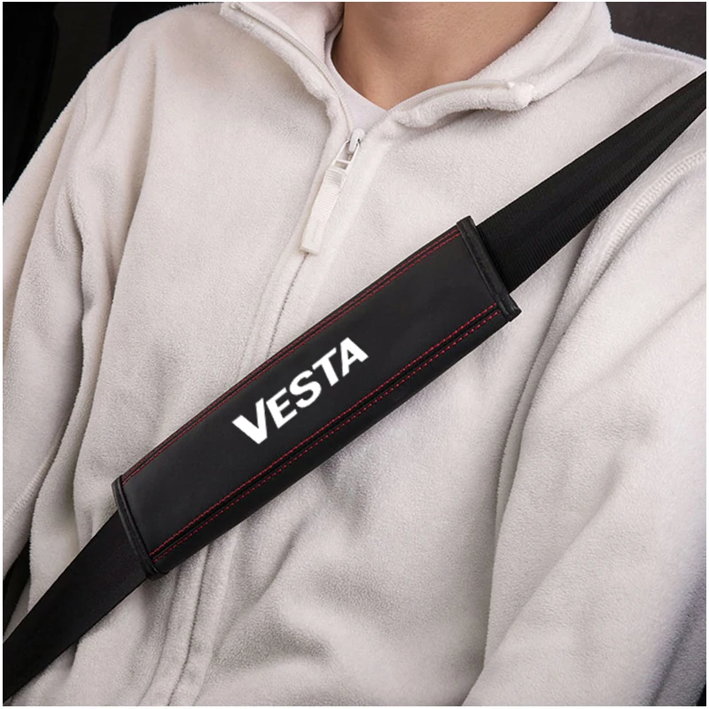 

Для lada-VESTA 1 воловья кожа Автомобильный интерьер защитный чехол для ремня безопасности автомобильные аксессуары