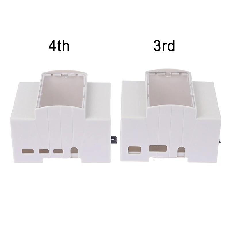 

Корпус для корпуса Raspberry Pi 4 Model B ABS чехол DIN Rail Mount большое внутреннее пространство защитный корпус для RPI 4B Pi4 или Pi 3B + 3B