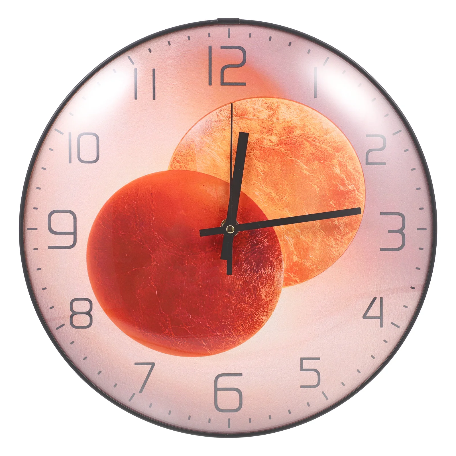 Настенные круглые часы, тихий будильник 12 дюймов, не тикающий, в рустикальном стиле, настенные Подвесные часы для класса