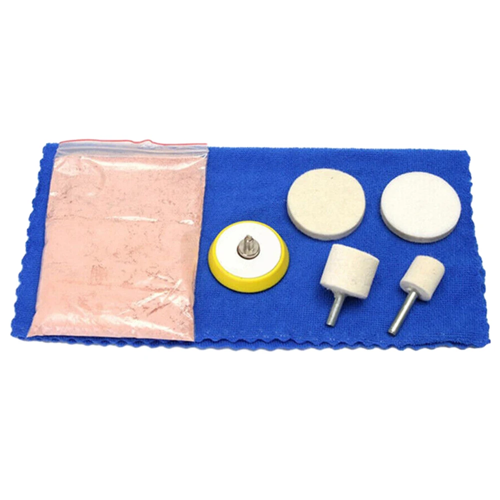 

Powerful Windshield Glass Polishing Kit with Car Windscreen Scratch Remover Cerium Oxide and Practical Instructions