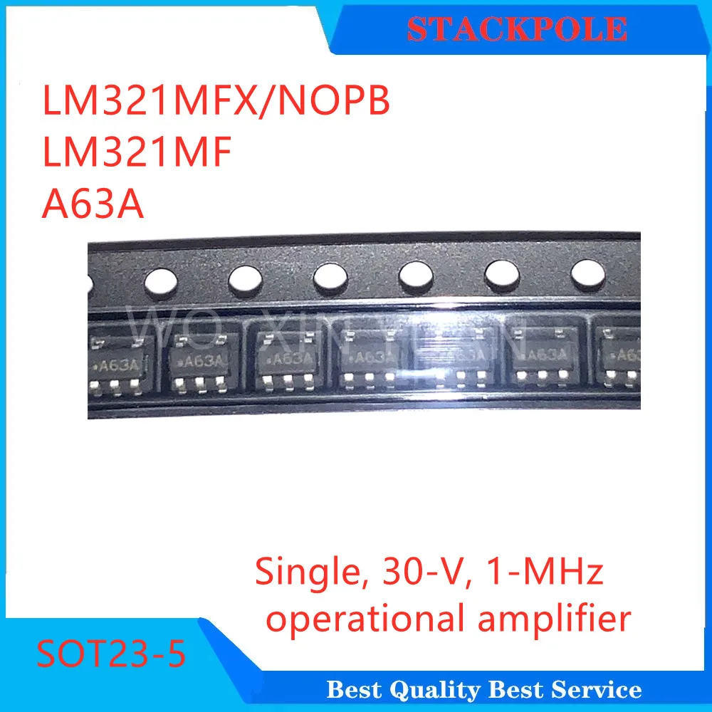 20 шт LM321MFX/NOPB LM321MFX LM321MF LM321 321 маркировка: A63A SOT23-5 Single, 30-V, 1-МГц рабочий усилитель